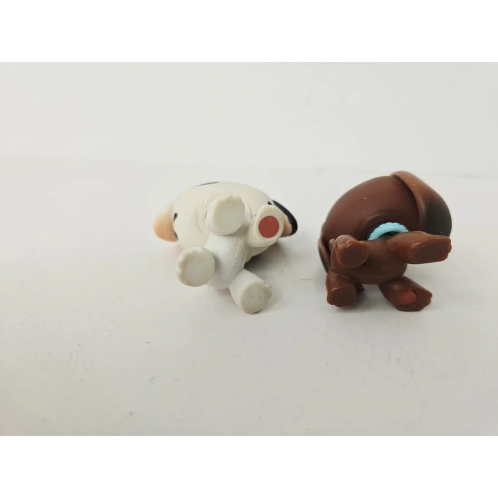 Littlest Pet Shop figure pair 2 Pet Playset 44 and 77 dalmatian